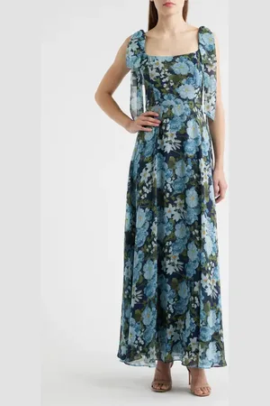 Sachin & Babi Pearl Floral Chiffon Gown in at Nordstrom, Size 22W