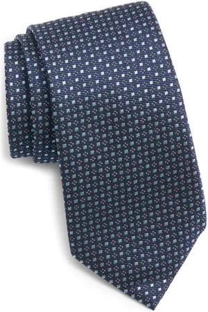 HUGO BOSS Floral Silk Blend Jacquard Tie in at Nordstrom