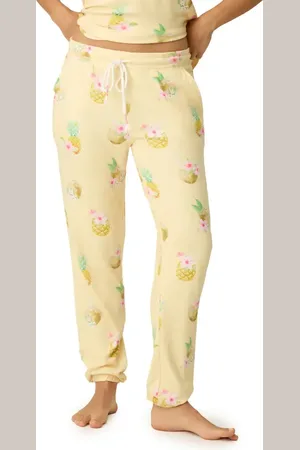 P.J.Salvage Aloha Hour Butter Jersey Lounge Jogger Pants in at Nordstrom, Size X-Large