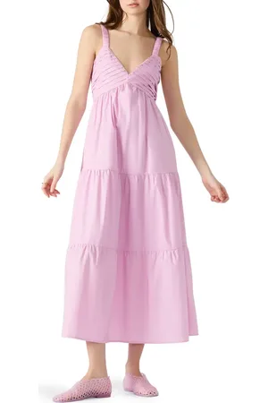Steve Madden Eliora Tiered Cotton Sundress in at Nordstrom, Size Large
