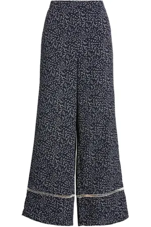 Bobeau Trim Inset Wide Leg Pants in at Nordstrom, Size X-Small