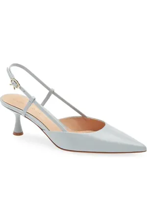 Gianvito Rossi Kitten Heel Slingback Pointed Toe Pump in at Nordstrom, Size 7.5Us