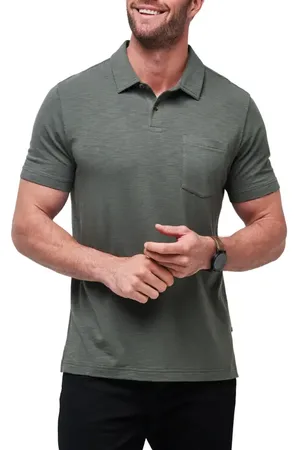 Travis Mathew Cloud Slub Pocket Polo in at Nordstrom, Size Medium