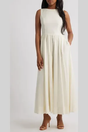 WAYF Bria Boatneck Cotton Dress in at Nordstrom, Size Medium