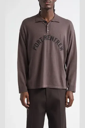 BODE Port Cotton & Merino Wool Polo in at Nordstrom, Size X-Large