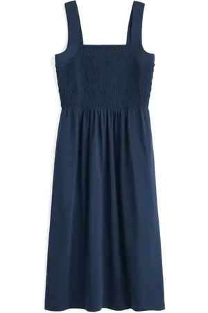 Seasalt Cornwall Summer Buoy Smocked Cotton Jersey Dress in at Nordstrom, Size 4 Us