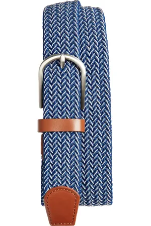 Nordstrom Koa Woven Elastic Belt in at , Size 38