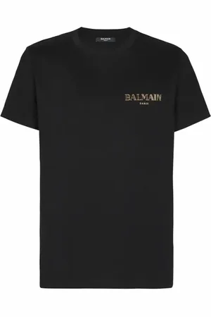 Balmain T-shirt with vintage gel logo in at Nordstrom, Size Medium