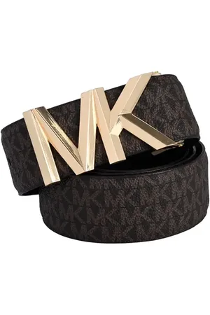 Michael Kors Monogram Reversible Leather Belt in at Nordstrom, Size Small