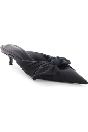 Balenciaga Knife Knot Kitten Heel Pointed Toe Mule in at Nordstrom, Size 8Us