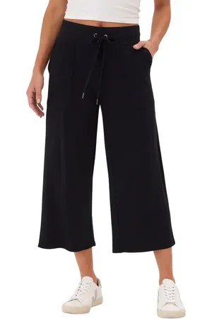 Threads 4 Thought Carrie Feather Fleece Crop Wide Leg Sweatpants in at Nordstrom, Size Small
