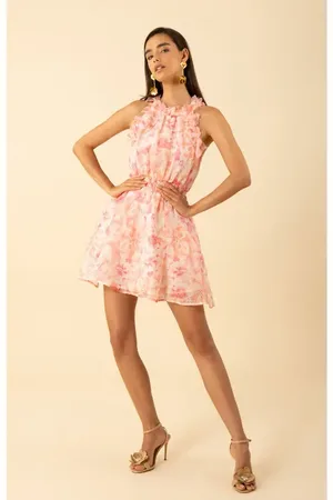 Hale Bob Nala Organza Floral Dress in at Nordstrom, Size Large