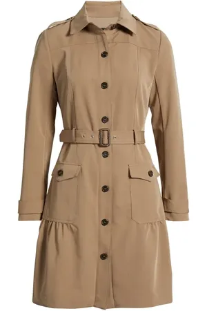 Tahari ASL Safari Belted Long Sleeve Minidress in at Nordstrom, Size 2
