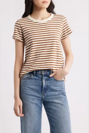 RAG&BONE The Slub Stripe T-Shirt in at Nordstrom, Size Large