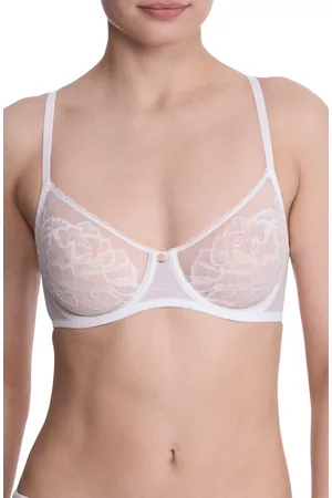 Natori Flora Unlined Lace Balconette Underwire Bra in at Nordstrom, Size 38D