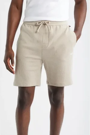 HUGO BOSS Waffle Knit Lounge Shorts in at Nordstrom, Size Large