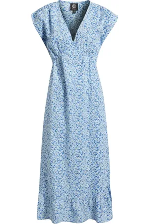 Bobeau Floral Print Midi Dress in at Nordstrom, Size X-Small