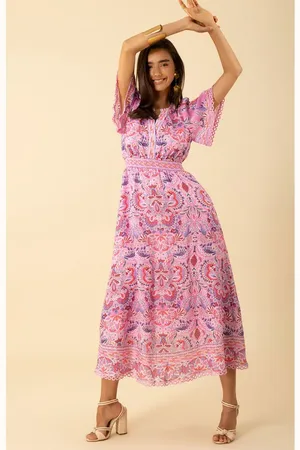 Hale Bob Katelyn Linen Maxi Dress in at Nordstrom, Size X-Small