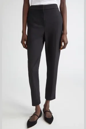 Max Mara Pegno Slim Fit Jersey Ankle Pants in at Nordstrom, Size 14