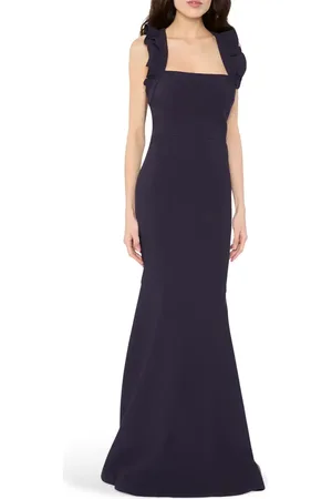 LIKELY Hara Ruffle Strap Trumpet Gown in at Nordstrom, Size 10