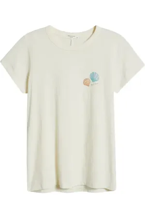 RAG&BONE Seashell Cotton Graphic T-Shirt in at Nordstrom, Size X-Small