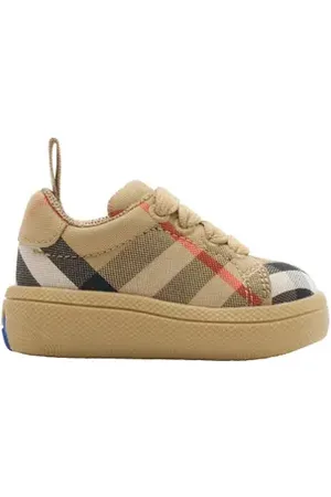 Burberry Check Sneakers in at Nordstrom, Size 2