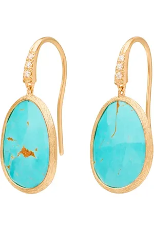 Marco Bicego Lunaria Charoite & Diamond Drop Earrings in at Nordstrom