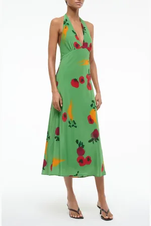 Staud Lucca Silk Halter Dress in at Nordstrom, Size Large