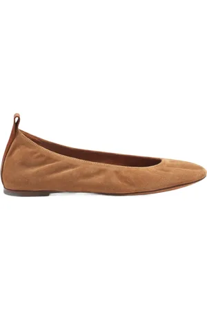 Lanvin THE SUEDE BALLERINA FLAT in at Nordstrom, Size 36