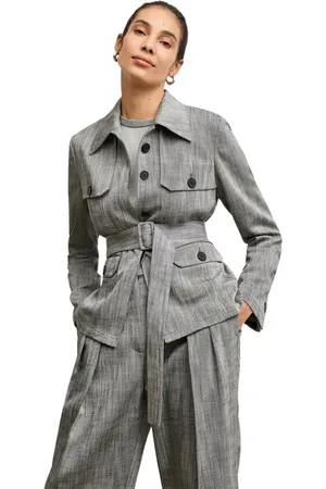 M.M.LaFleur Emery Safari Blazer - Porto Weave in at Nordstrom, Size 18