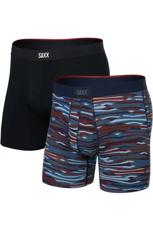 SAXX Assorted 2-Pack Vibe Xtra Super Soft Boxer Briefs in at Nordstrom, Size Large