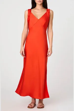 French Connection Ennis Satin Slipdress in at Nordstrom, Size 14