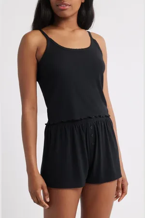Open Edit Pointelle Knit Short Pajamas in at Nordstrom, Size Small