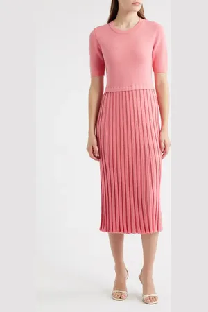 ELIE TAHARI The Vesper Knit Midi Dress in at Nordstrom, Size X-Small