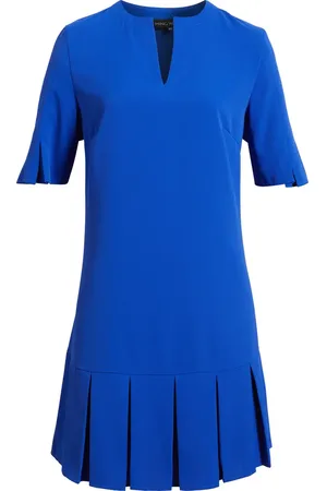 Ming Wang A Line Pleated Dress in at Nordstrom, Size X-Small