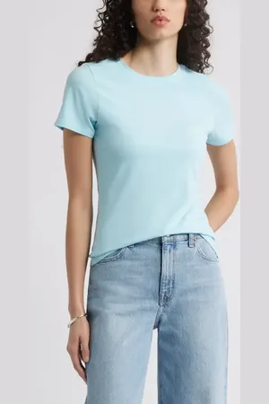 Nordstrom Pima Cotton Blend Crewneck T-Shirt in at , Size Medium