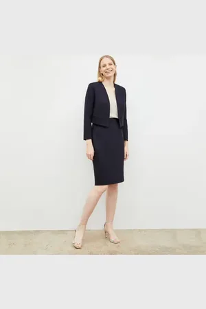 M.M.LaFleur Cobble Hill Skirt - Washable Wool Twill in at Nordstrom, Size 18