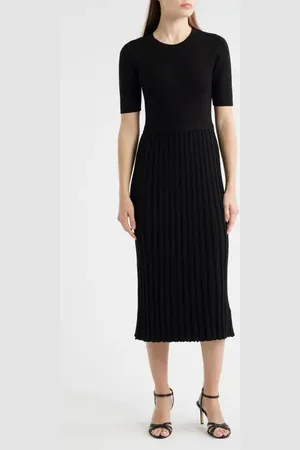 ELIE TAHARI The Vesper Knit Midi Dress in at Nordstrom, Size X-Large