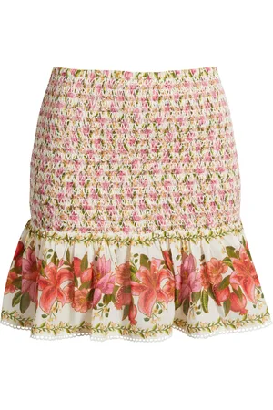 Farm Rio Floral Print Miniskirt in at Nordstrom, Size Large