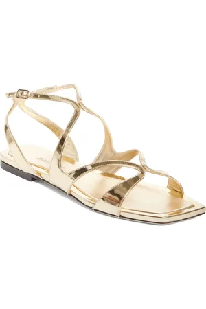 Jimmy Choo Ayla Ankle Strap Metallic Sandal in at Nordstrom, Size 7Us