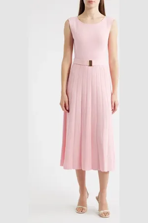 ELIE TAHARI The Sumner Sleeveless Knit Midi Dress in at Nordstrom, Size X-Large