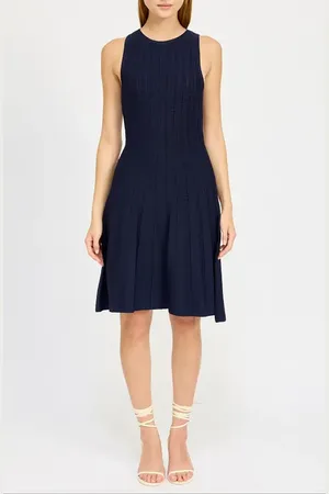 En Saison Juniper Sleeveless Rib Knit Dress in at Nordstrom, Size X-Small