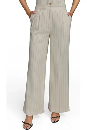 Donna Karan Pinstripe Straight Leg Pants in at Nordstrom, Size 12