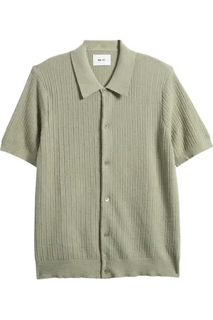 NN.07 Nolan 6695 Organic Cotton Polo Cardigan in at Nordstrom, Size X-Large