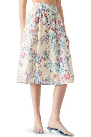 Steve Madden Carlynn Floral Eyelet Cotton Skirt in at Nordstrom, Size X-Small