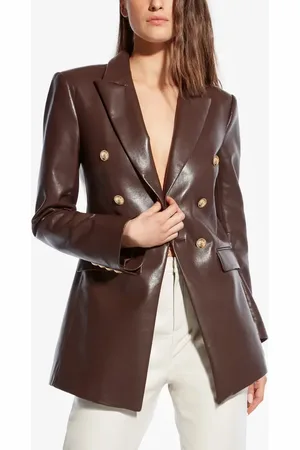 AS by DF Beck Recycled Leather Blazer in at Nordstrom, Size X-Small