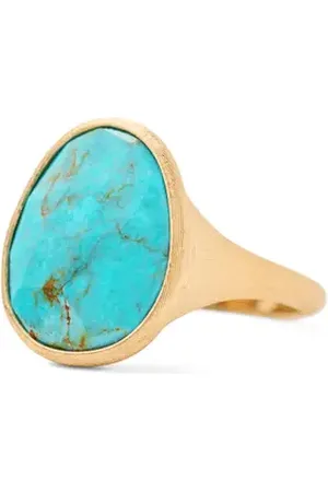 Marco Bicego Lunaria 18K Gold & Semiprecious Stone Cocktail Ring in at Nordstrom, Size 7