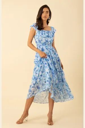 Hale Bob Estelle Chiffon Dress in at Nordstrom, Size Large