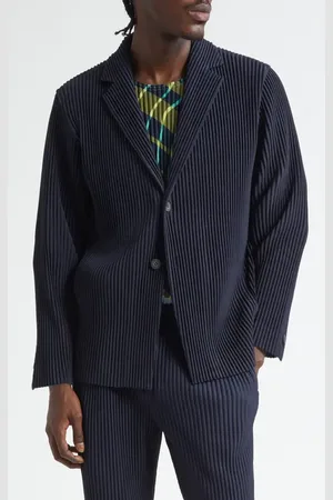 Issey Miyake Basics Pleated Single Breasted Blazer in at Nordstrom, Size 1