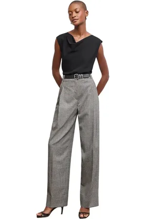 M.M.LaFleur Rina Sculptural Pants - Sharkskin in at Nordstrom, Size 10